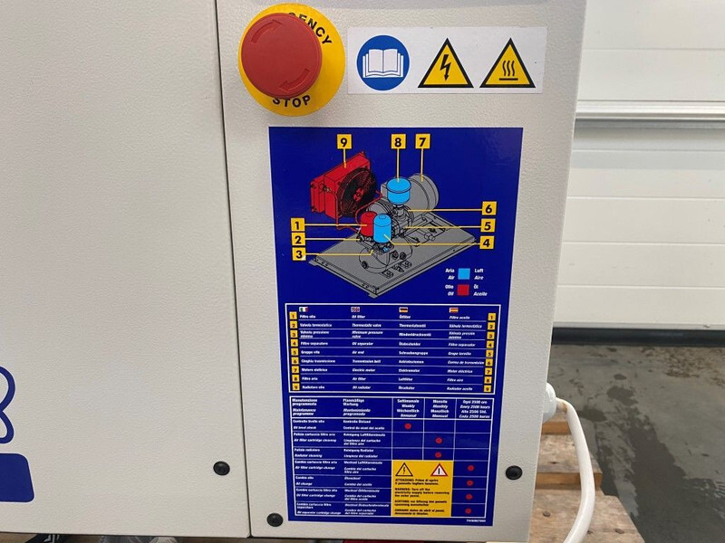 Nový Mobilní kompresor Fiac New Silver 10 Silent 7.5 kW 860 L / min 10 bar Elektrische Schroefcompressor: obrázek 7