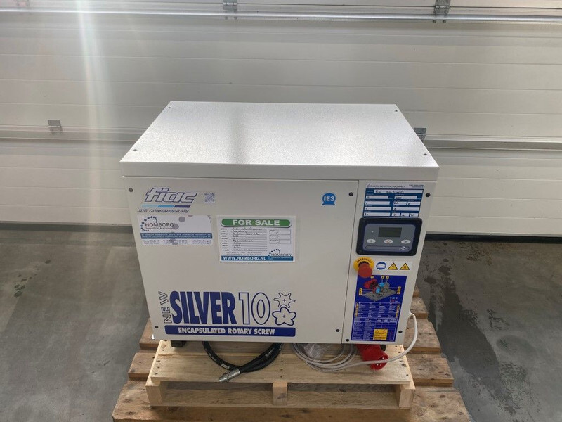 Nový Mobilní kompresor Fiac New Silver 10 Silent 7.5 kW 860 L / min 10 bar Elektrische Schroefcompressor: obrázek 11