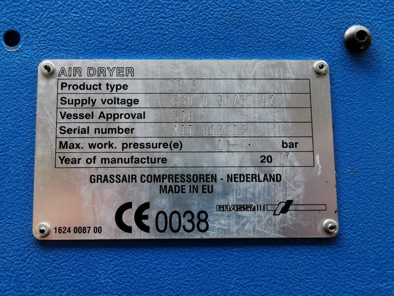 Grassair DB 3 16 bar absorptie luchtdroger - Mobilní kompresor: obrázek 2 Grassair DB 3 16 bar absorptie luchtdroger - Mobilní kompresor: obrázek 2