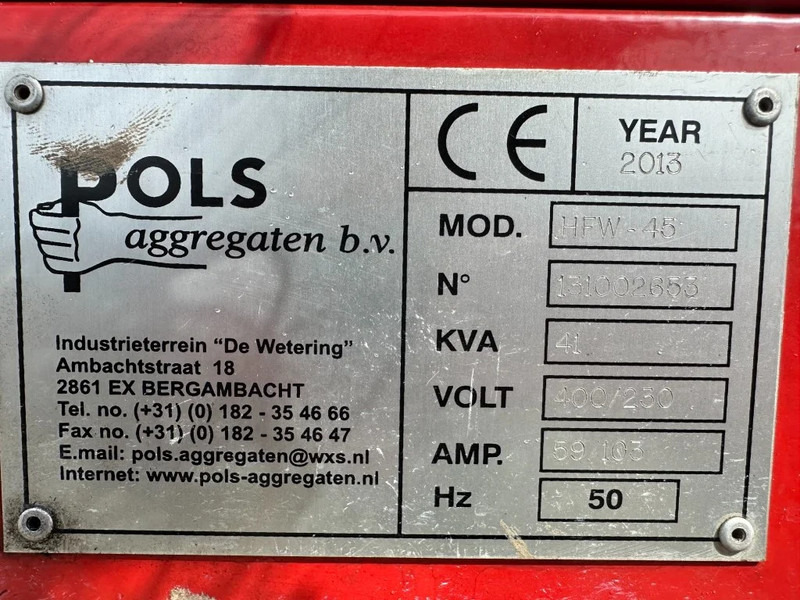 Himoinsa HFW 45 Iveco FPT Mecc Alte Spa 45 kVA Silent generatorset - Elektrický generátor: obrázek 5 Himoinsa HFW 45 Iveco FPT Mecc Alte Spa 45 kVA Silent generatorset - Elektrický generátor: obrázek 5