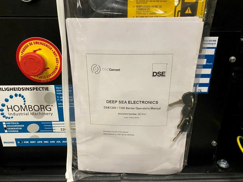 Nový Elektrický generátor Himoinsa Yanmar Stamford 35 kVA Supersilent Generatorset Nieuw !: obrázek 11