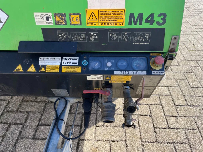 Kaeser M43 Kubota 4,2 m3 / min 7 Bar 30 kW Mobiele Silent Diesel Compressor - Mobilní kompresor: obrázek 3 Kaeser M43 Kubota 4,2 m3 / min 7 Bar 30 kW Mobiele Silent Diesel Compressor - Mobilní kompresor: obrázek 3