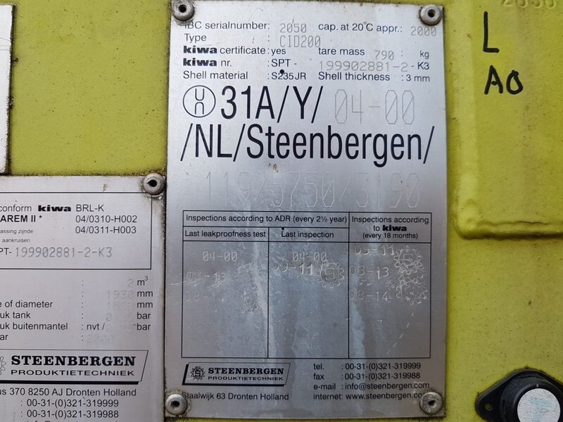 Kiwa IBC Steenbergen 2000 liter Kiwa IBC Dieseltank met handpomp - Skladovací nádrž: obrázek 4 Kiwa IBC Steenbergen 2000 liter Kiwa IBC Dieseltank met handpomp - Skladovací nádrž: obrázek 4