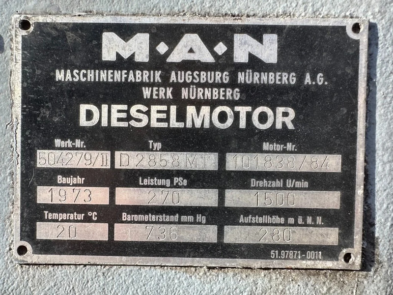 MAN D 2858 MT AvK 250 kVA Noodstroom generatorset ex Emergency - Elektrický generátor: obrázek 4 MAN D 2858 MT AvK 250 kVA Noodstroom generatorset ex Emergency - Elektrický generátor: obrázek 4