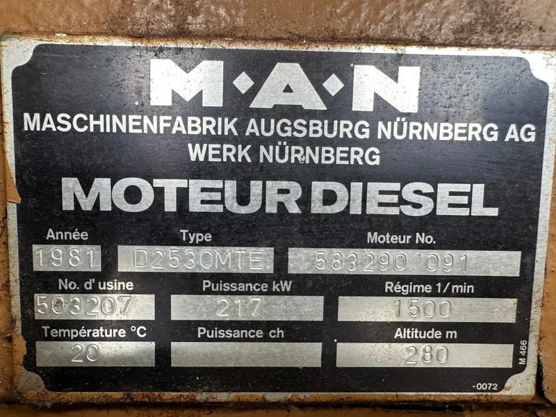 MAN D2530 MTE unelec 220 kVA Noodsroom Generatorset ex Emergency - Elektrický generátor: obrázek 3 MAN D2530 MTE unelec 220 kVA Noodsroom Generatorset ex Emergency - Elektrický generátor: obrázek 3