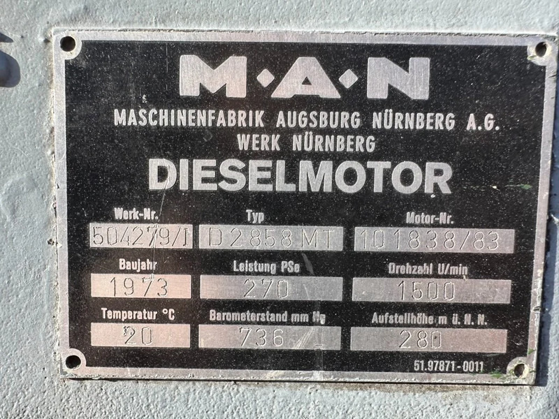 MAN D2858 MT AvK 250 kVA Noodstroom generatorset ex Emergency - Elektrický generátor: obrázek 4 MAN D2858 MT AvK 250 kVA Noodstroom generatorset ex Emergency - Elektrický generátor: obrázek 4