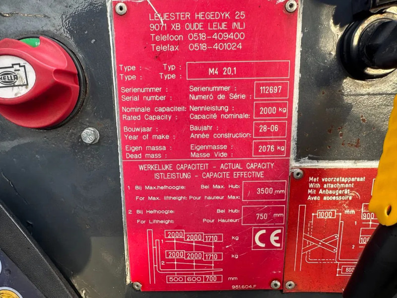 Moffett M4 20.1 Kubota Diesel Kooiaap 2 ton Sideshift Positioner Meeneemheftruck - Závěsný vysokozdvižný vozík: obrázek 5 Moffett M4 20.1 Kubota Diesel Kooiaap 2 ton Sideshift Positioner Meeneemheftruck - Závěsný vysokozdvižný vozík: obrázek 5