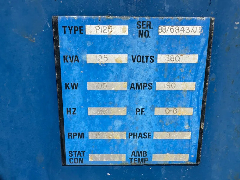 Perkins FG Wilson Stamford 125 kVA generatorset - Elektrický generátor: obrázek 3 Perkins FG Wilson Stamford 125 kVA generatorset - Elektrický generátor: obrázek 3