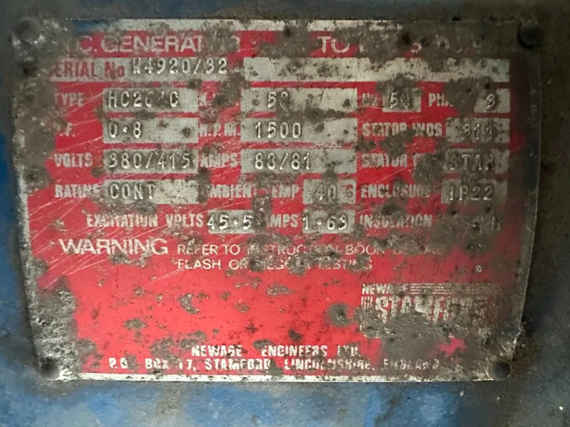 Elektrický generátor Perkins T4.236 FG Wilson Stamford 60 kVA Silent generatorset: obrázek 8