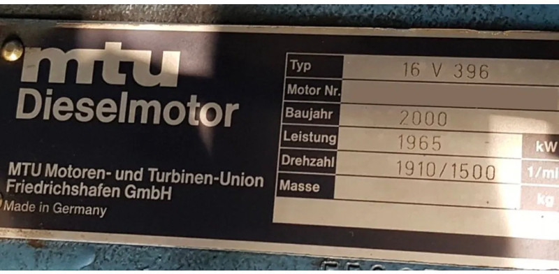 Elektrický generátor SDMO MS2000 MTU Leroy Somer 2000 kVA generatorset: obrázek 8