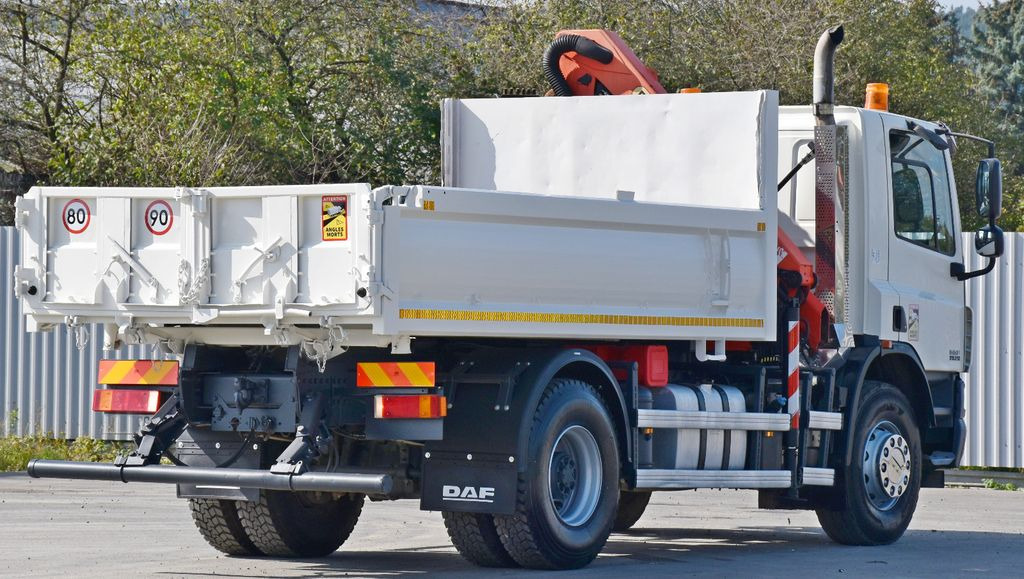 Sklápěč, Auto s hydraulickou rukou DAF CF 75.310 Kipper 4,30 m + KRAN * TOPZUSTAND: obrázek 7