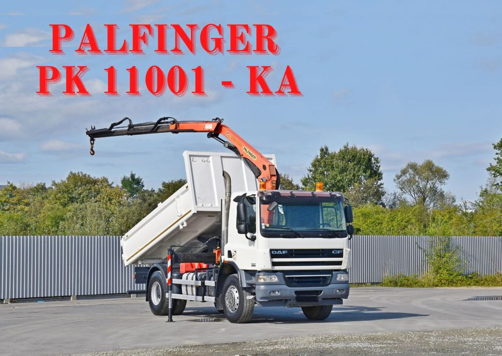 DAF CF 75.310 Kipper 4,30 m + KRAN * TOPZUSTAND - Sklápěč, Auto s hydraulickou rukou: obrázek 1 DAF CF 75.310 Kipper 4,30 m + KRAN * TOPZUSTAND - Sklápěč, Auto s hydraulickou rukou: obrázek 1