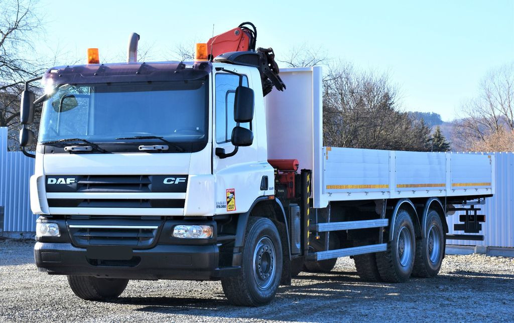 DAF CF 75.360 Pritsche 7,95 m + KRAN / FUNK * 6x4 DAF CF 75.360 Pritsche 7,95 m + KRAN / FUNK * 6x4 - Auto s hydraulickou rukou, Nákladní automobil valníkový/ Plošinový: obrázek 4 DAF CF 75.360 Pritsche 7,95 m + KRAN / FUNK * 6x4 DAF CF 75.360 Pritsche 7,95 m + KRAN / FUNK * 6x4 - Auto s hydraulickou rukou, Nákladní automobil valníkový/ Plošinový: obrázek 4