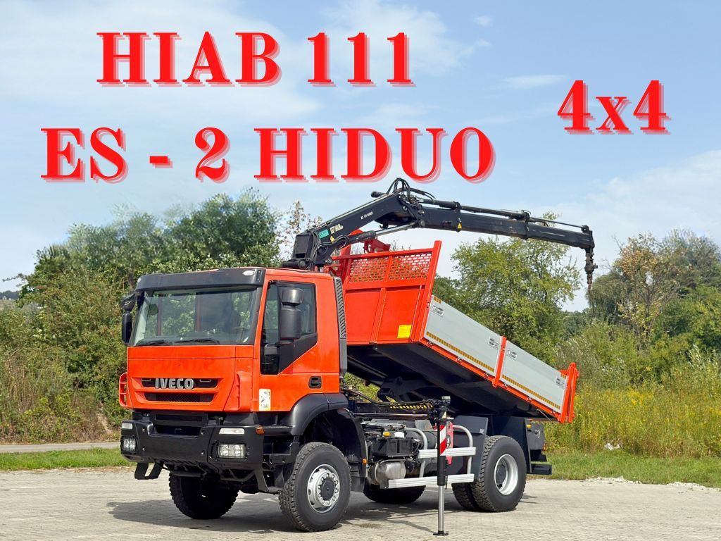 Iveco TRAKKER 190T36 * HIAB 111 ES-2 HIDUO * 4x4 * TOP - Sklápěč, Auto s hydraulickou rukou: obrázek 1 Iveco TRAKKER 190T36 * HIAB 111 ES-2 HIDUO * 4x4 * TOP - Sklápěč, Auto s hydraulickou rukou: obrázek 1