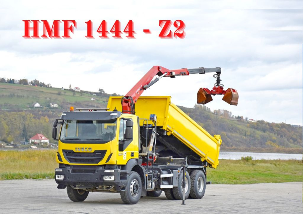 Iveco TRAKKER 360 * Kipper 4,90m* KRAN/FUNK*6x4 - Auto s hydraulickou rukou, Sklápěč: obrázek 1 Iveco TRAKKER 360 * Kipper 4,90m* KRAN/FUNK*6x4 - Auto s hydraulickou rukou, Sklápěč: obrázek 1