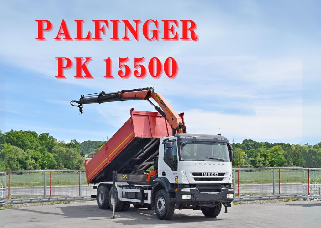 Iveco TRAKKER 360 * Kipper 5,60m* KRAN /FUNK * 6x4 - Auto s hydraulickou rukou, Sklápěč: obrázek 1 Iveco TRAKKER 360 * Kipper 5,60m* KRAN /FUNK * 6x4 - Auto s hydraulickou rukou, Sklápěč: obrázek 1
