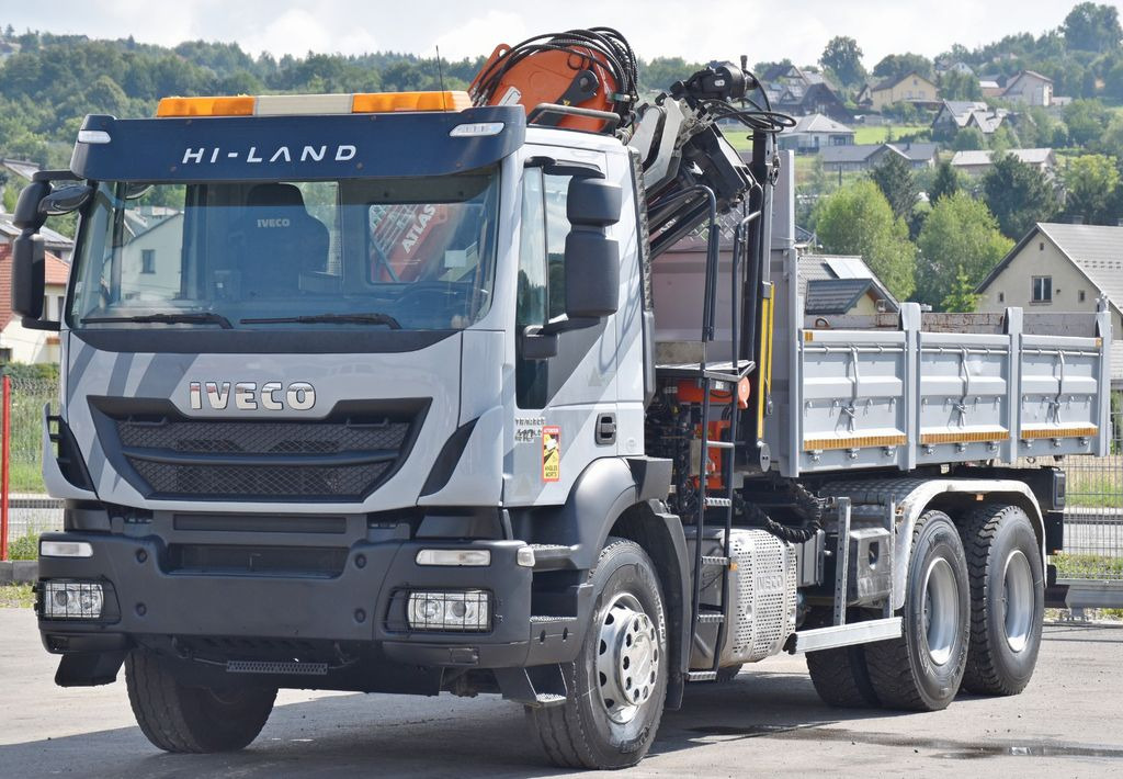 Iveco TRAKKER 410*Kipper 5,20m*ATLAS 165.2E * FUNK/6x4 - Auto s hydraulickou rukou, Sklápěč: obrázek 3 Iveco TRAKKER 410*Kipper 5,20m*ATLAS 165.2E * FUNK/6x4 - Auto s hydraulickou rukou, Sklápěč: obrázek 3
