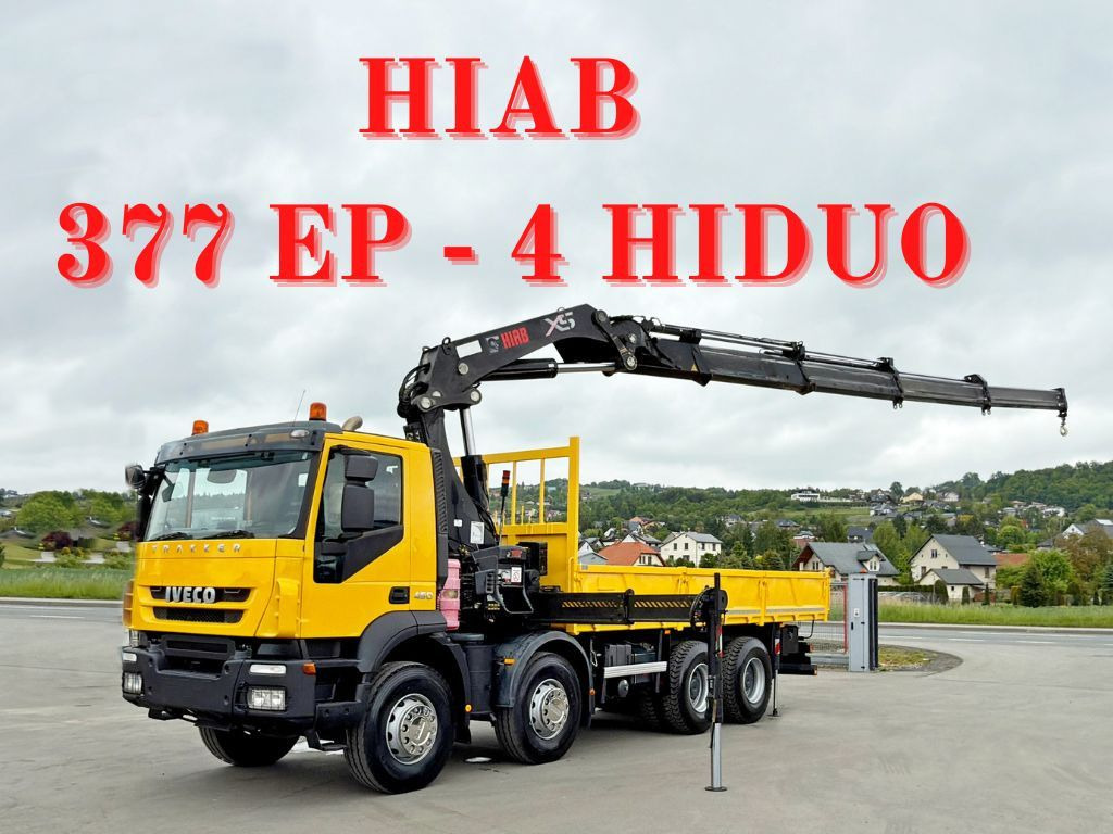 Iveco TRAKKER 450* HIAB 377 EP-4 HIPRO/FUNK/ 8x4 - Auto s hydraulickou rukou: obrázek 1 Iveco TRAKKER 450* HIAB 377 EP-4 HIPRO/FUNK/ 8x4 - Auto s hydraulickou rukou: obrázek 1