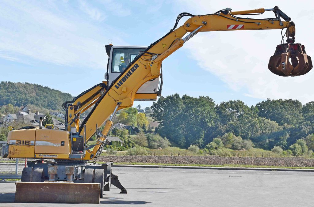Kolesové rýpadlo Liebherr PELLE A316 * Umschlagbagger * Topzustand!: obrázek 7