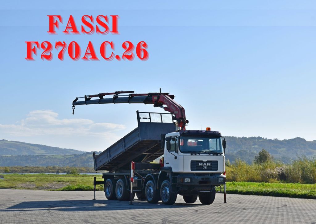 MAN 41.460 * KRAN * 8x8 ! TOPZUSTAND - Sklápěč, Auto s hydraulickou rukou: obrázek 1 MAN 41.460 * KRAN * 8x8 ! TOPZUSTAND - Sklápěč, Auto s hydraulickou rukou: obrázek 1