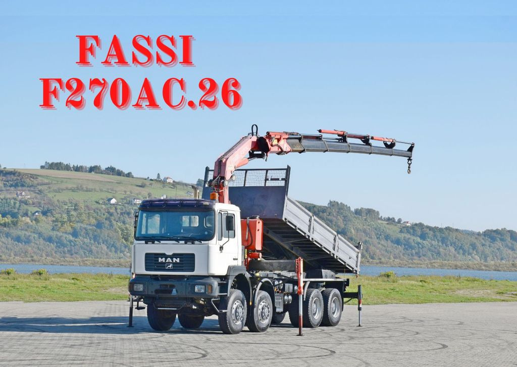 MAN 41.460 * KRAN * 8x8 ! TOPZUSTAND - Auto s hydraulickou rukou, Sklápěč: obrázek 1 MAN 41.460 * KRAN * 8x8 ! TOPZUSTAND - Auto s hydraulickou rukou, Sklápěč: obrázek 1