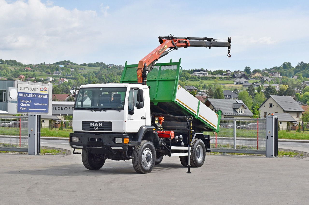 MAN LE 18.280 Kipper 3,70 m + PK 9501 /4x4 - Sklápěč, Auto s hydraulickou rukou: obrázek 2 MAN LE 18.280 Kipper 3,70 m + PK 9501 /4x4 - Sklápěč, Auto s hydraulickou rukou: obrázek 2