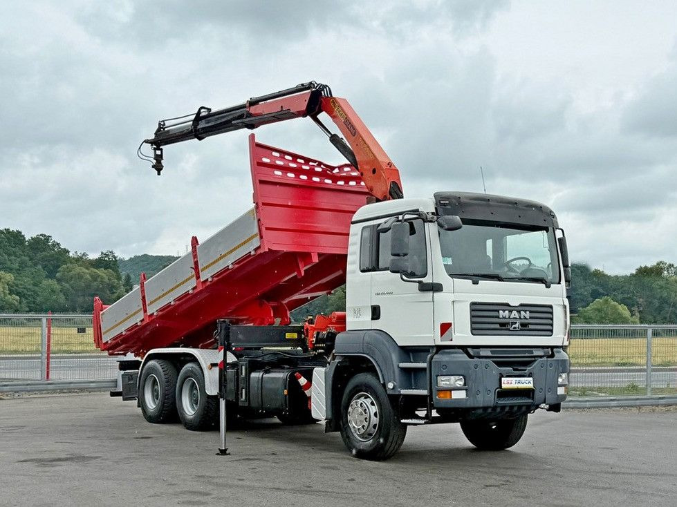MAN TGA 26.400 * KIPPER 6,00m + PK 15500 * 6x4 * TOP - Auto s hydraulickou rukou: obrázek 2 MAN TGA 26.400 * KIPPER 6,00m + PK 15500 * 6x4 * TOP - Auto s hydraulickou rukou: obrázek 2