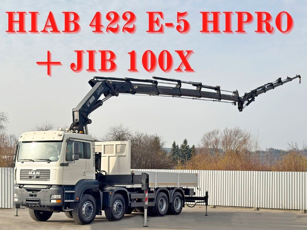 MAN TGA 35.430 * HIAB 422 E - 5 HIPRO + JIB 100X - Auto s hydraulickou rukou: obrázek 1 MAN TGA 35.430 * HIAB 422 E - 5 HIPRO + JIB 100X - Auto s hydraulickou rukou: obrázek 1