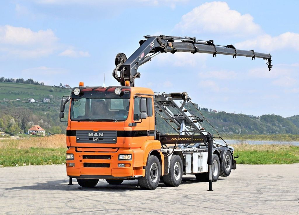 MAN TGA 35.480 Abrollkipper* KRAN/FUNK - Hákový nosič kontejnerů, Auto s hydraulickou rukou: obrázek 2 MAN TGA 35.480 Abrollkipper* KRAN/FUNK - Hákový nosič kontejnerů, Auto s hydraulickou rukou: obrázek 2