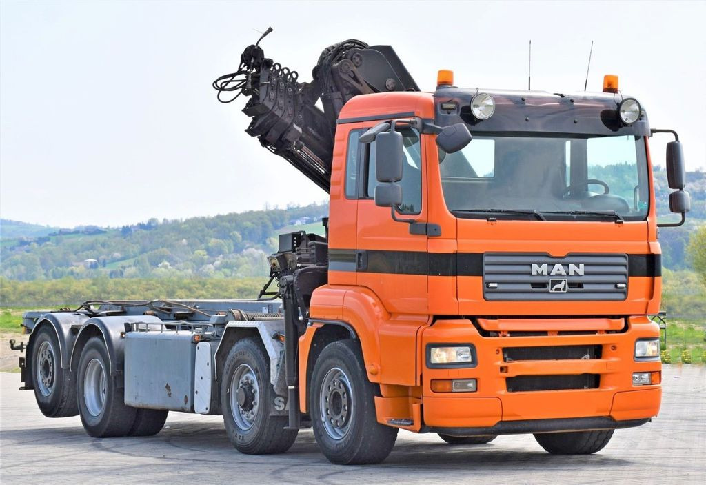 MAN TGA 35.480 Abrollkipper* KRAN/FUNK - Hákový nosič kontejnerů, Auto s hydraulickou rukou: obrázek 3 MAN TGA 35.480 Abrollkipper* KRAN/FUNK - Hákový nosič kontejnerů, Auto s hydraulickou rukou: obrázek 3