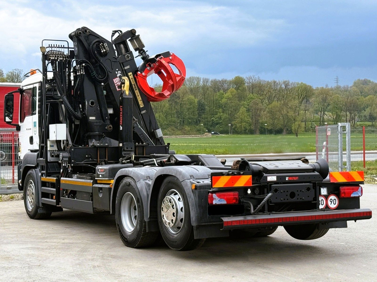 Hákový nosič kontejnerů, Auto s hydraulickou rukou MAN TGS 26.400 Abrollkipper* KESLA 2114Z* TOP: obrázek 6