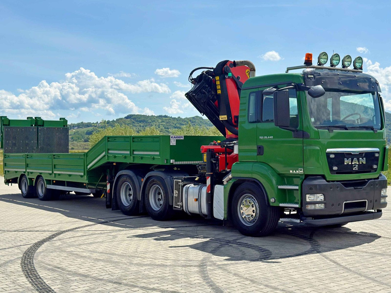 MAN TGS 26.440*Anhänger 10,35m + PK 33002-EH C/FUNK - Auto s hydraulickou rukou: obrázek 3 MAN TGS 26.440*Anhänger 10,35m + PK 33002-EH C/FUNK - Auto s hydraulickou rukou: obrázek 3
