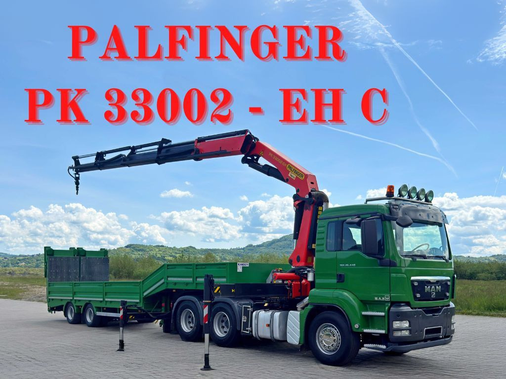 MAN TGS 26.440*Anhänger 10,35m + PK 33002-EH C/FUNK - Auto s hydraulickou rukou: obrázek 1 MAN TGS 26.440*Anhänger 10,35m + PK 33002-EH C/FUNK - Auto s hydraulickou rukou: obrázek 1