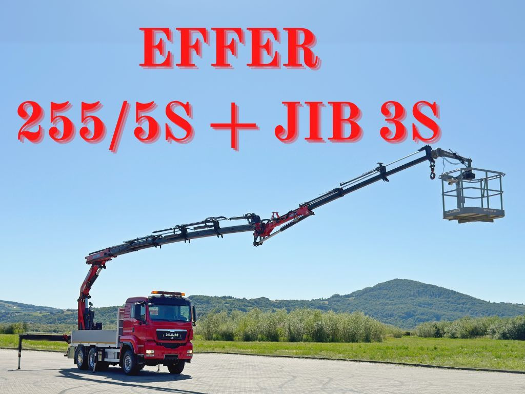 MAN TGS 28.480 * EFFER 255/5S + JIB 3S + FUNK * TOP - Auto s hydraulickou rukou: obrázek 1 MAN TGS 28.480 * EFFER 255/5S + JIB 3S + FUNK * TOP - Auto s hydraulickou rukou: obrázek 1