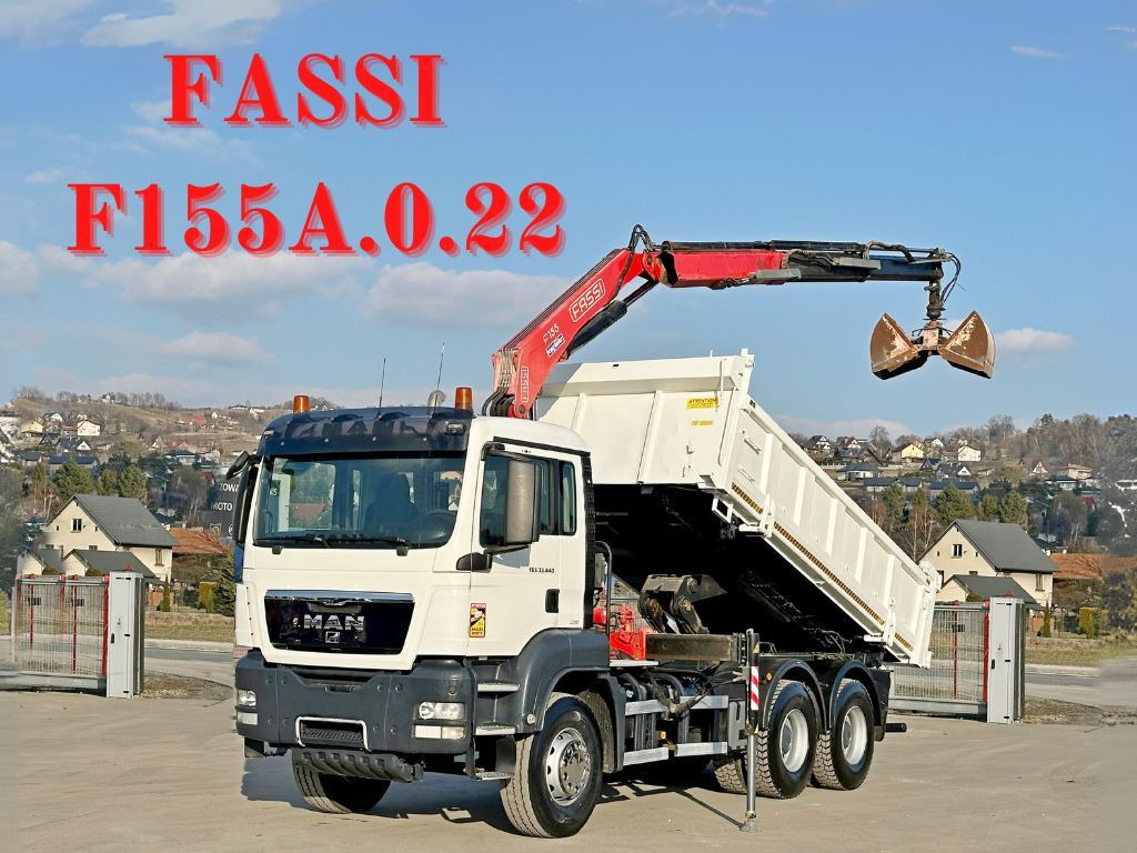 MAN TGS 33.440 * FASSI F155A.0.22/ FUNK *6x4 - Sklápěč, Auto s hydraulickou rukou: obrázek 1 MAN TGS 33.440 * FASSI F155A.0.22/ FUNK *6x4 - Sklápěč, Auto s hydraulickou rukou: obrázek 1