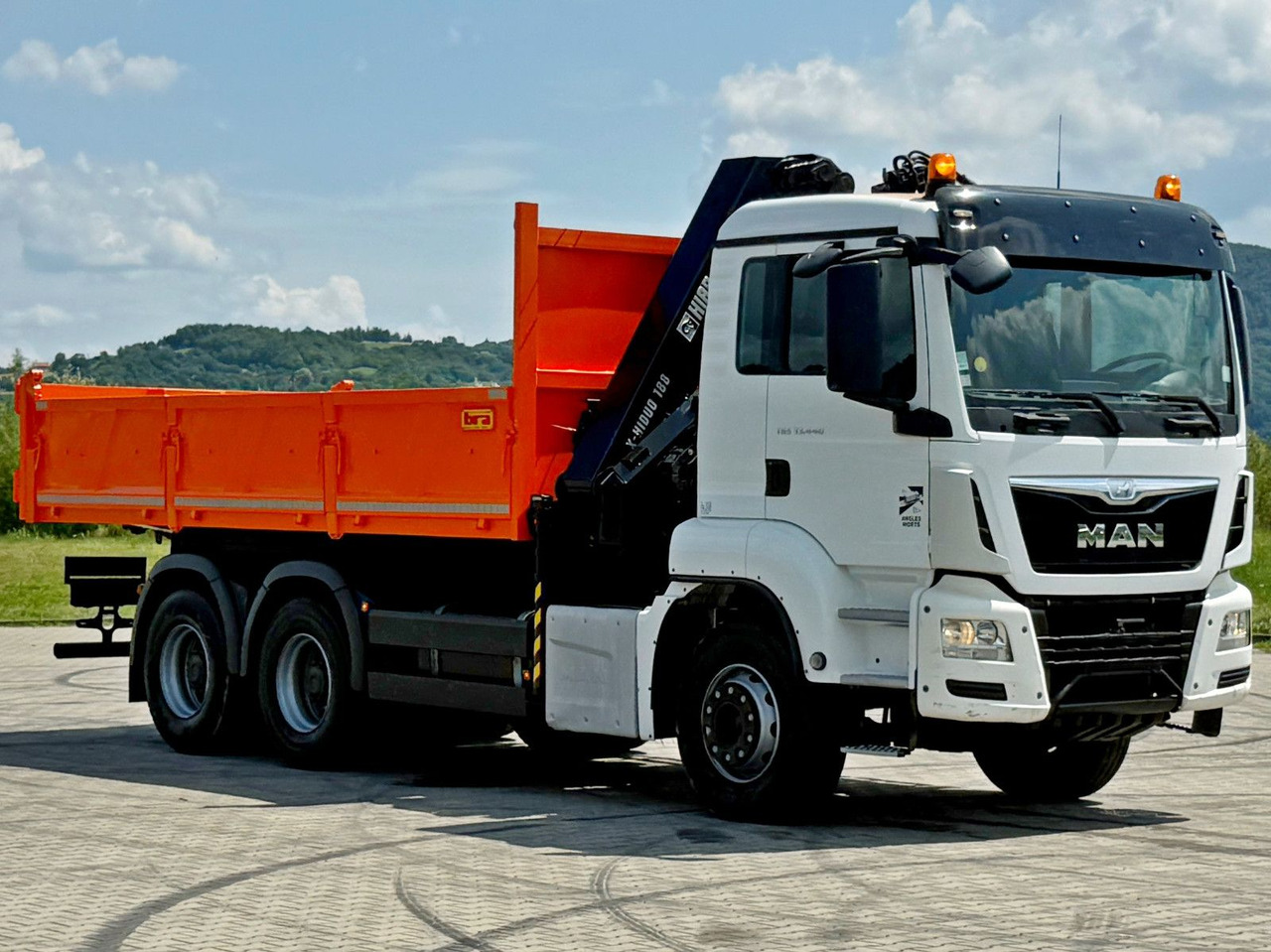 MAN TGS 33.440 * HIAB X-HIDUO 188 E-5 + FUNK * 6x4 - Sklápěč, Auto s hydraulickou rukou: obrázek 3 MAN TGS 33.440 * HIAB X-HIDUO 188 E-5 + FUNK * 6x4 - Sklápěč, Auto s hydraulickou rukou: obrázek 3