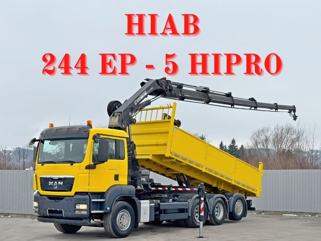 MAN TGS 35.400 * HIAB 244 EP - 5 HIPRO + FUNK * 8x4 - Auto s hydraulickou rukou: obrázek 1 MAN TGS 35.400 * HIAB 244 EP - 5 HIPRO + FUNK * 8x4 - Auto s hydraulickou rukou: obrázek 1