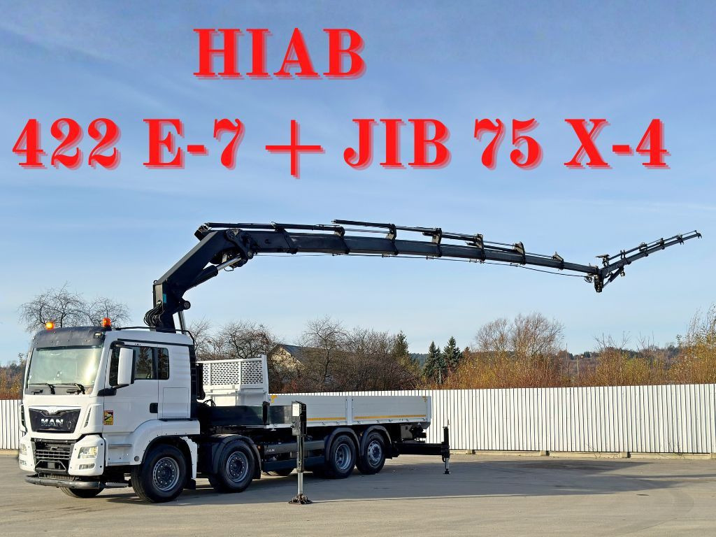 MAN TGS 35.440* HIAB 422 E-7 + JIB 75 X-4 + FUNK - Auto s hydraulickou rukou: obrázek 1 MAN TGS 35.440* HIAB 422 E-7 + JIB 75 X-4 + FUNK - Auto s hydraulickou rukou: obrázek 1