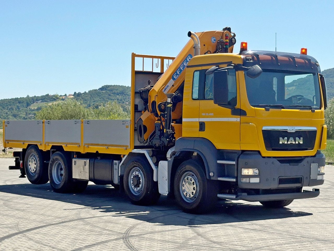 MAN TGS 35.480 * EFFER 395/6S + FUNK / 8x4 - Auto s hydraulickou rukou: obrázek 3 MAN TGS 35.480 * EFFER 395/6S + FUNK / 8x4 - Auto s hydraulickou rukou: obrázek 3