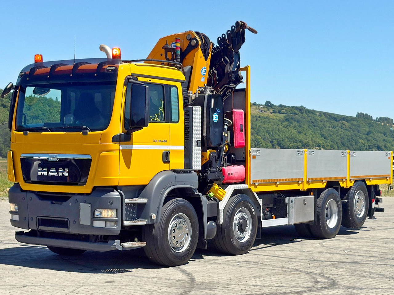 MAN TGS 35.480 * EFFER 395/6S + FUNK / 8x4 - Auto s hydraulickou rukou: obrázek 4 MAN TGS 35.480 * EFFER 395/6S + FUNK / 8x4 - Auto s hydraulickou rukou: obrázek 4
