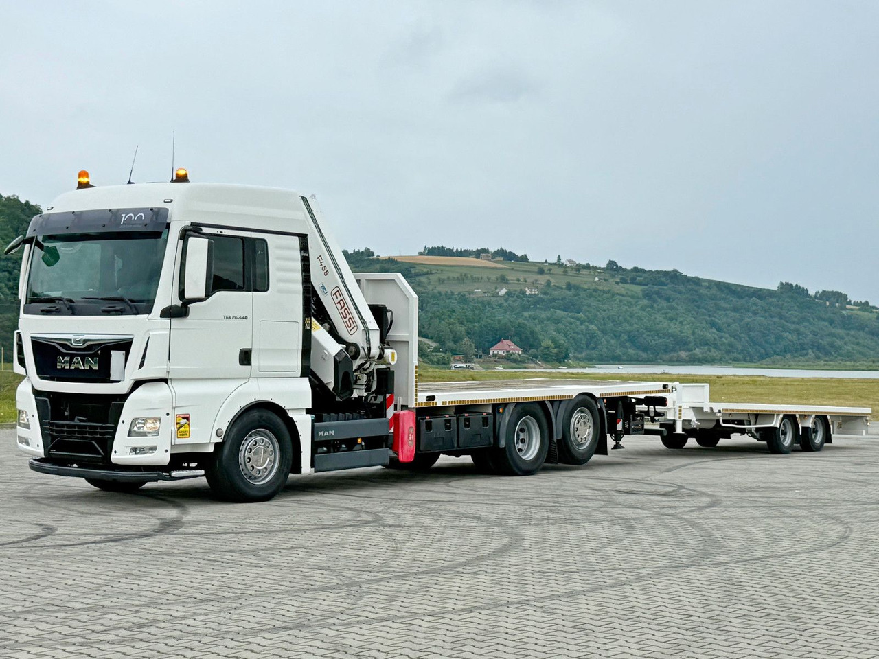 MAN TGX 26.440 * FASSI F455A.2.26E + FUNK + Anhänger - Auto s hydraulickou rukou: obrázek 3 MAN TGX 26.440 * FASSI F455A.2.26E + FUNK + Anhänger - Auto s hydraulickou rukou: obrázek 3