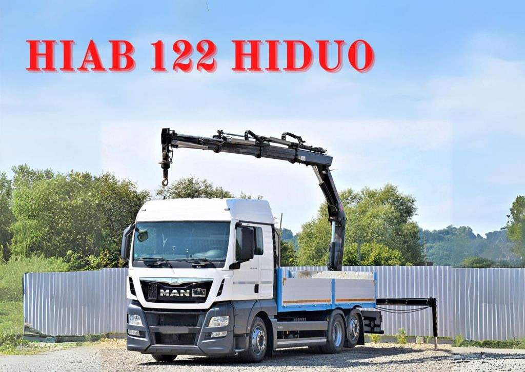 MAN TGX 26.440 Pritsche 6,20 m+HIAB 122 HIDUO/FUNK - Auto s hydraulickou rukou: obrázek 1 MAN TGX 26.440 Pritsche 6,20 m+HIAB 122 HIDUO/FUNK - Auto s hydraulickou rukou: obrázek 1