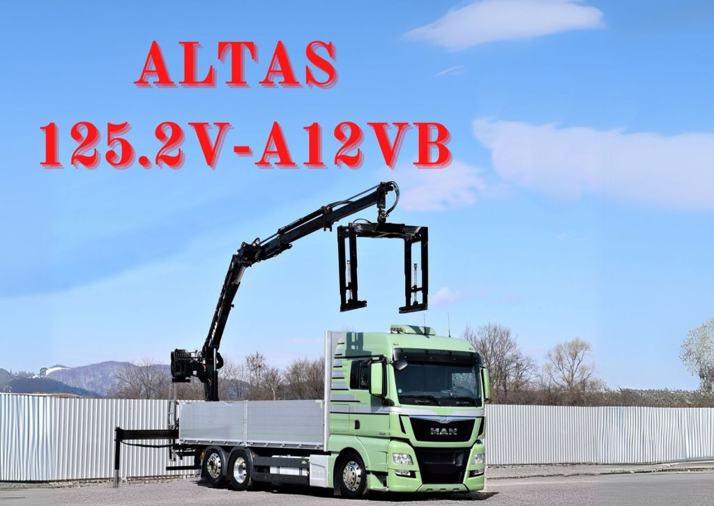 MAN TGX 26.440 Pritsche 6,60 m* ATLAS 125.2V-A12VB - Auto s hydraulickou rukou: obrázek 1 MAN TGX 26.440 Pritsche 6,60 m* ATLAS 125.2V-A12VB - Auto s hydraulickou rukou: obrázek 1