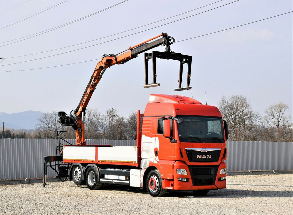 MAN TGX 26.440 Pritsche 6,60 m*TEREX 135.2-A11 - Auto s hydraulickou rukou: obrázek 1 MAN TGX 26.440 Pritsche 6,60 m*TEREX 135.2-A11 - Auto s hydraulickou rukou: obrázek 1