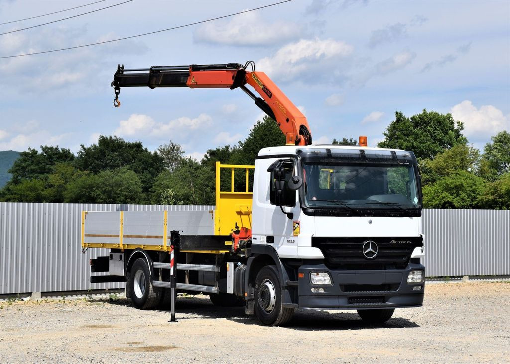Mercedes-Benz ACTROS 1832 PRITSCHE 6,70m * PK 15500*TOPZUSTAND - Auto s hydraulickou rukou: obrázek 1 Mercedes-Benz ACTROS 1832 PRITSCHE 6,70m * PK 15500*TOPZUSTAND - Auto s hydraulickou rukou: obrázek 1