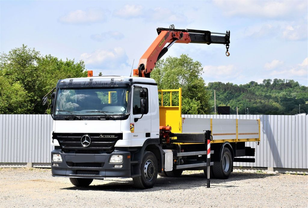 Mercedes-Benz ACTROS 1832 PRITSCHE 6,70m * PK 15500*TOPZUSTAND - Auto s hydraulickou rukou: obrázek 2 Mercedes-Benz ACTROS 1832 PRITSCHE 6,70m * PK 15500*TOPZUSTAND - Auto s hydraulickou rukou: obrázek 2
