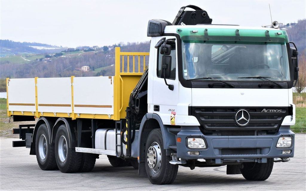 Mercedes-Benz ACTROS 2632 * HIAB 144B-3HIDUO+FUNK / 6x4 - Auto s hydraulickou rukou, Nákladní automobil valníkový/ Plošinový: obrázek 3 Mercedes-Benz ACTROS 2632 * HIAB 144B-3HIDUO+FUNK / 6x4 - Auto s hydraulickou rukou, Nákladní automobil valníkový/ Plošinový: obrázek 3