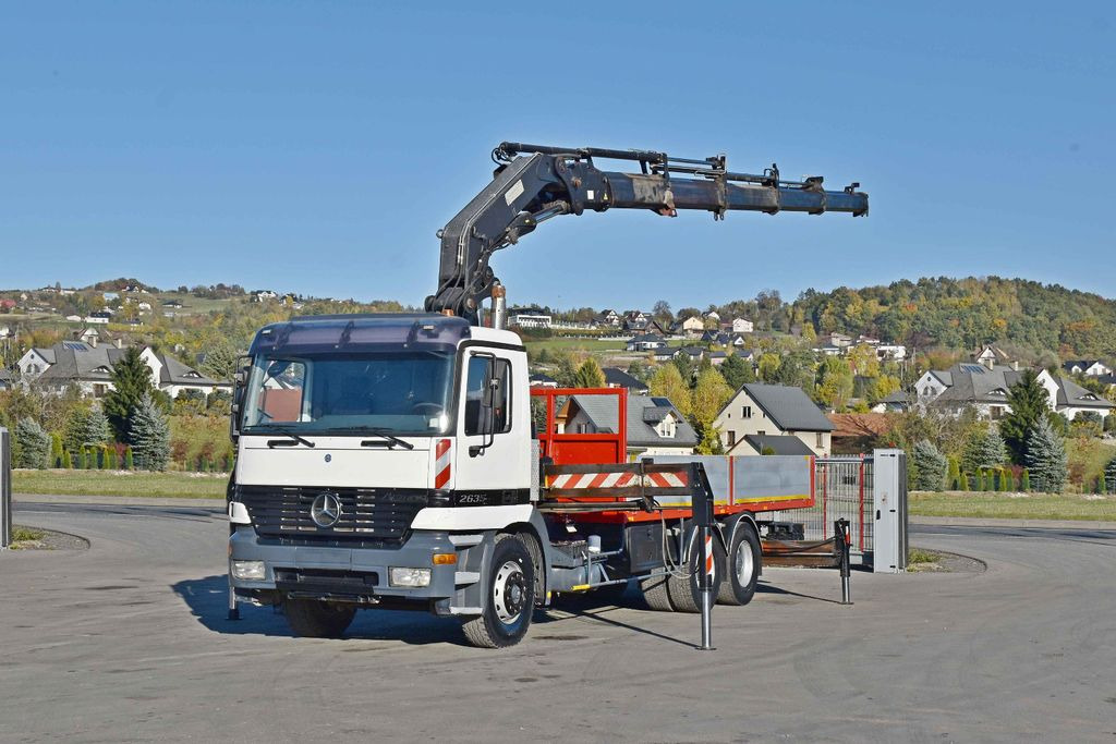 Mercedes-Benz ACTROS 2635 Pritsche 6,40m + HIAB 400 E-5 + FUNK Mercedes-Benz ACTROS 2635 Pritsche 6,40m + HIAB 400 E-5 + FUNK - Auto s hydraulickou rukou: obrázek 2 Mercedes-Benz ACTROS 2635 Pritsche 6,40m + HIAB 400 E-5 + FUNK Mercedes-Benz ACTROS 2635 Pritsche 6,40m + HIAB 400 E-5 + FUNK - Auto s hydraulickou rukou: obrázek 2