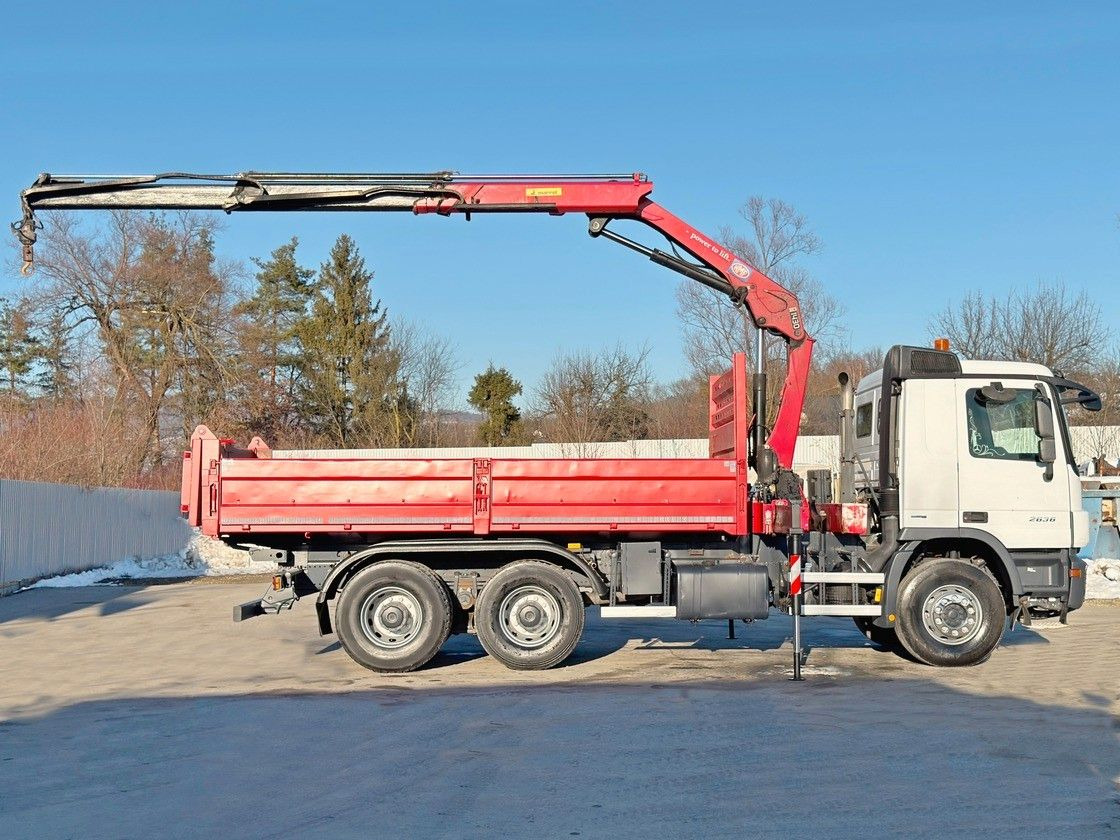 Mercedes-Benz ACTROS 2636* KIPPER 5,25 + BORDMATIC / 6x4 - Auto s hydraulickou rukou: obrázek 4 Mercedes-Benz ACTROS 2636* KIPPER 5,25 + BORDMATIC / 6x4 - Auto s hydraulickou rukou: obrázek 4