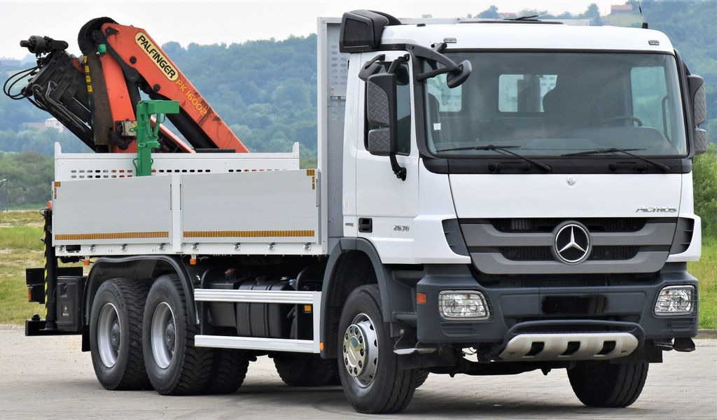Mercedes-Benz ACTROS 2636 * PK 16002 C + FUNK/6x4 - Auto s hydraulickou rukou, Nákladní automobil valníkový/ Plošinový: obrázek 4 Mercedes-Benz ACTROS 2636 * PK 16002 C + FUNK/6x4 - Auto s hydraulickou rukou, Nákladní automobil valníkový/ Plošinový: obrázek 4